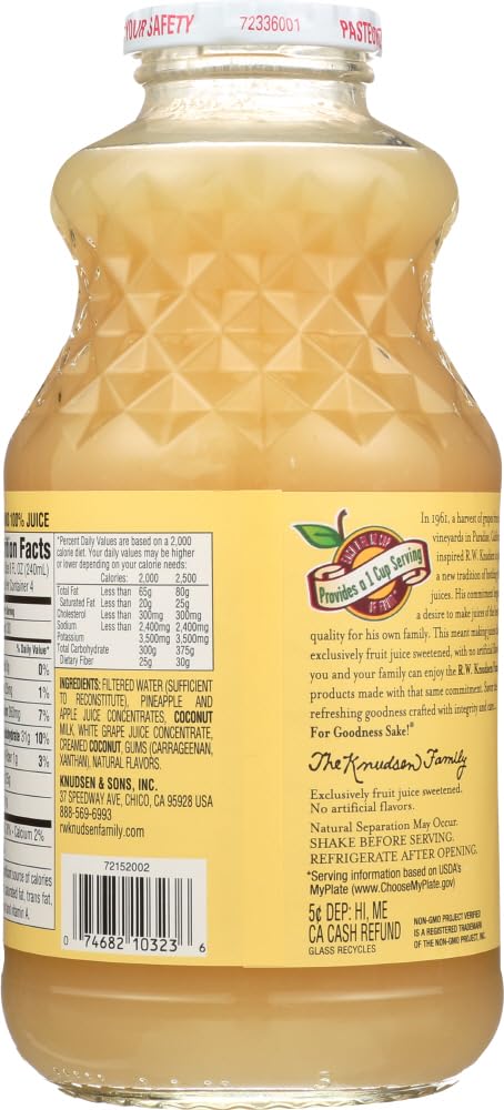 Pineapple Coconut Juice 32 oz