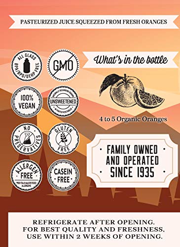 Lakewood Organic PURE Orange, Fresh Pressed, (12.5 Fl Oz (Pack of 12))