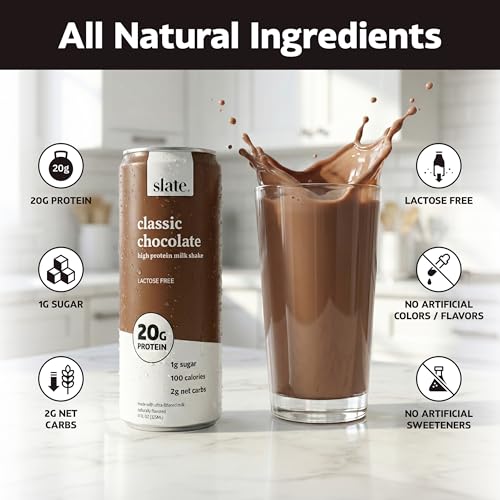 Slate Milk - High Protein Milk Shake and Iced Coffee