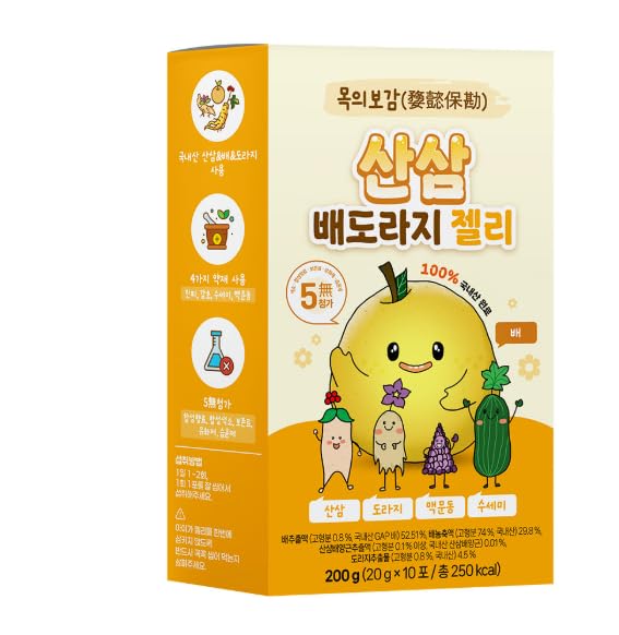 Korean Pear Jelly Sticks 10-Pack