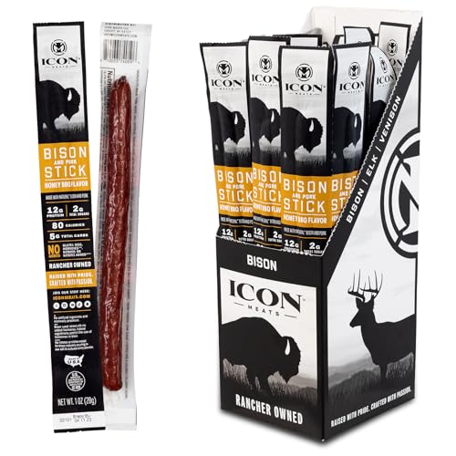 Bison Protein Snack Sticks 24-Pack