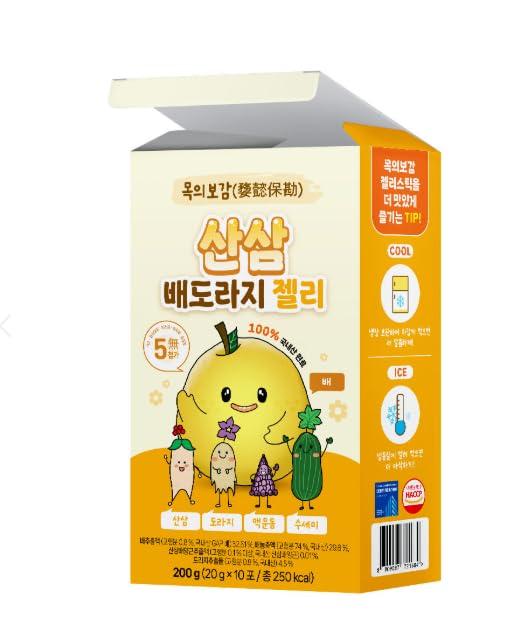 Korean Pear Jelly Sticks 10-Pack