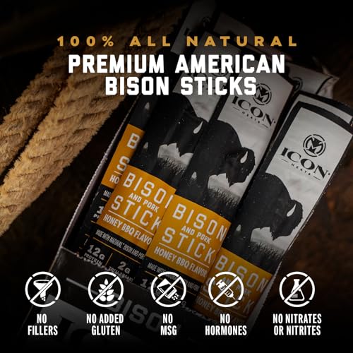 Bison Protein Snack Sticks 24-Pack
