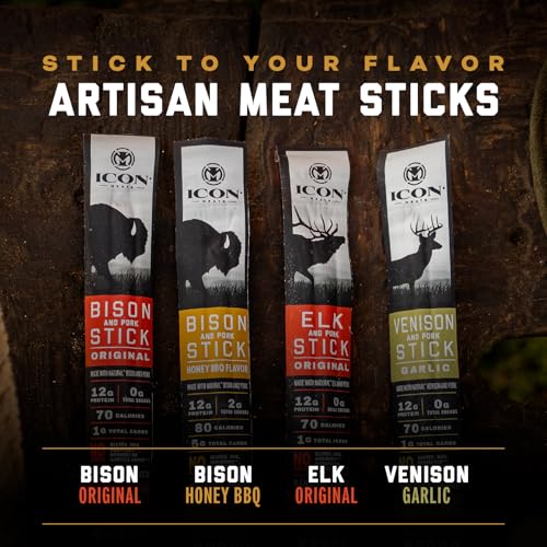 Bison Protein Snack Sticks 24-Pack