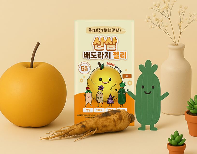 Korean Pear Jelly Sticks 10-Pack