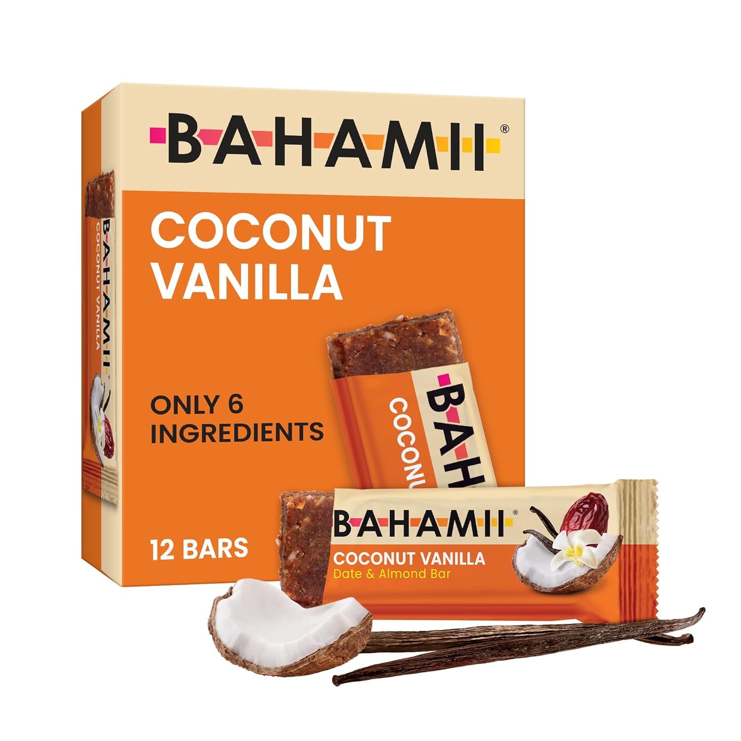 Organic Nuts & Date Bars 6-Pack