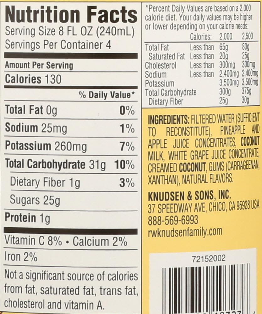 Pineapple Coconut Juice 32 oz