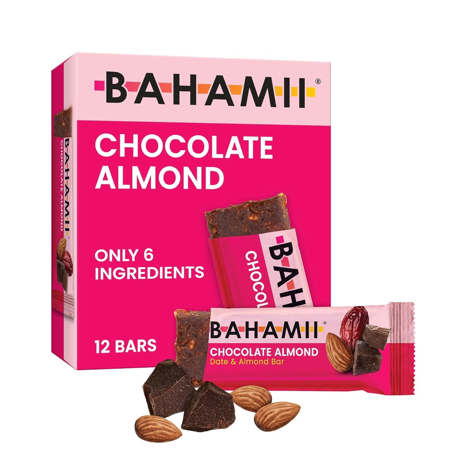 Organic Nuts & Date Bars 6-Pack