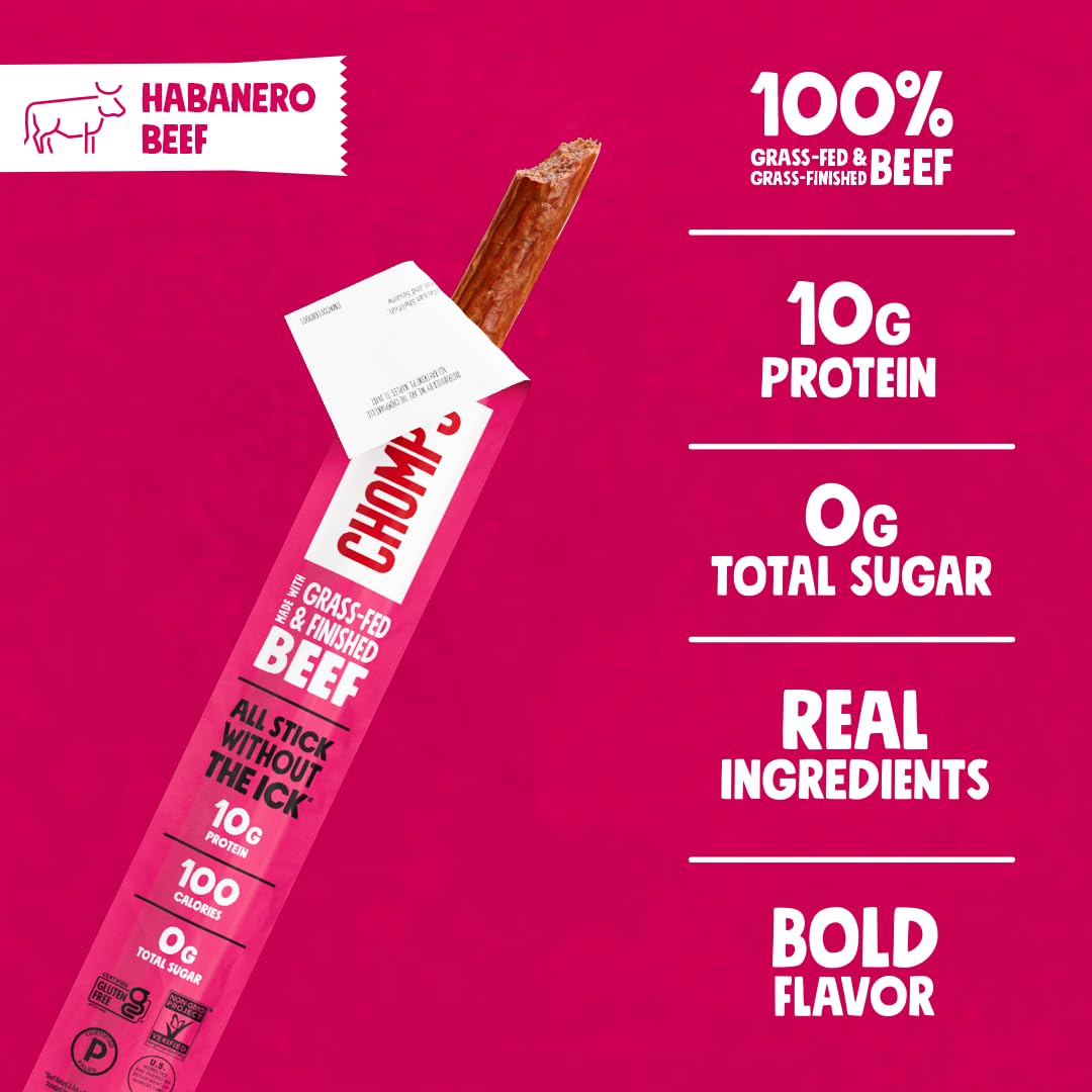 CHOMPS Original Beef Jerky Snack Sticks