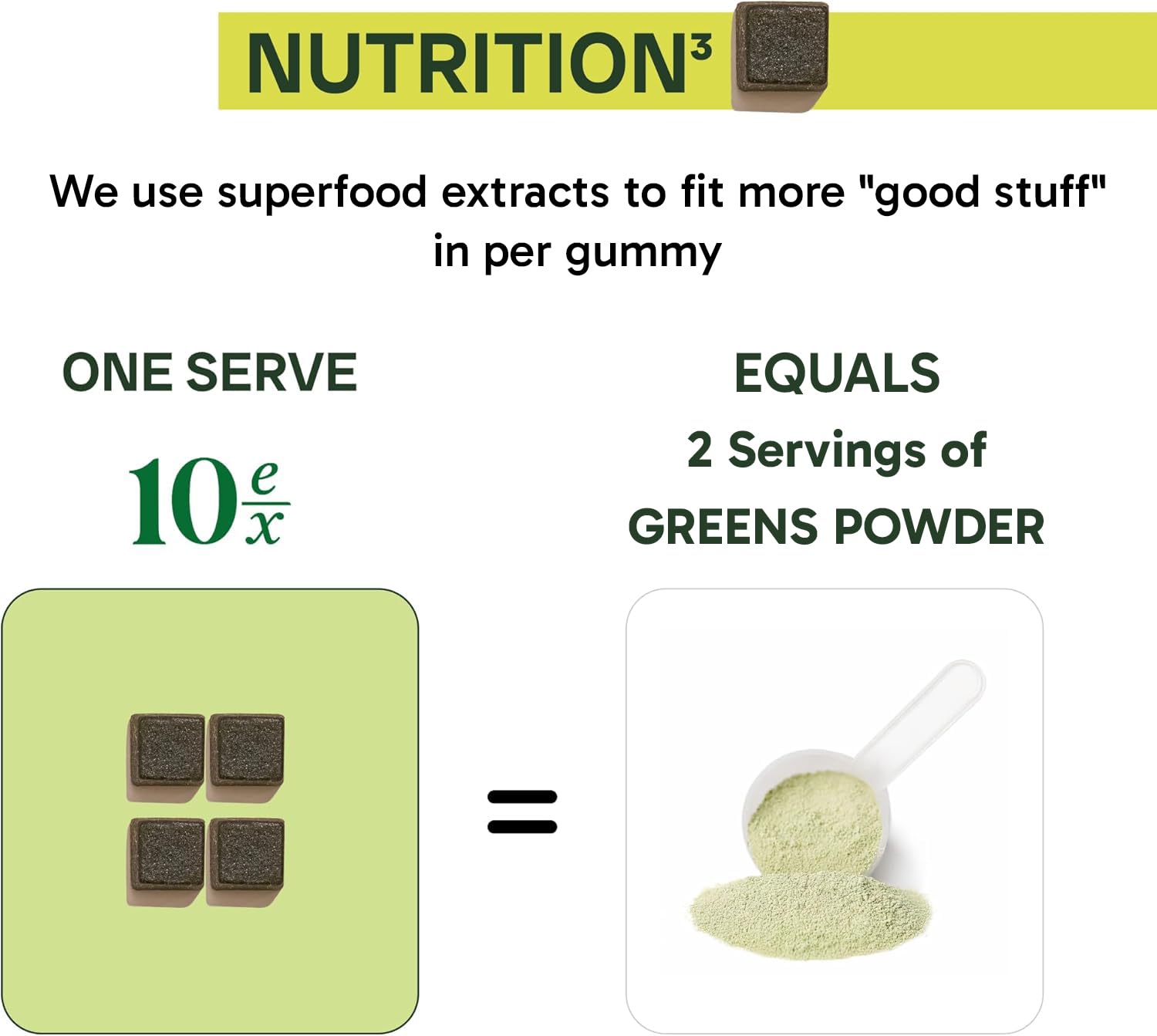 Jaje Health 10ex Supergreens Gummies w/Probiotics