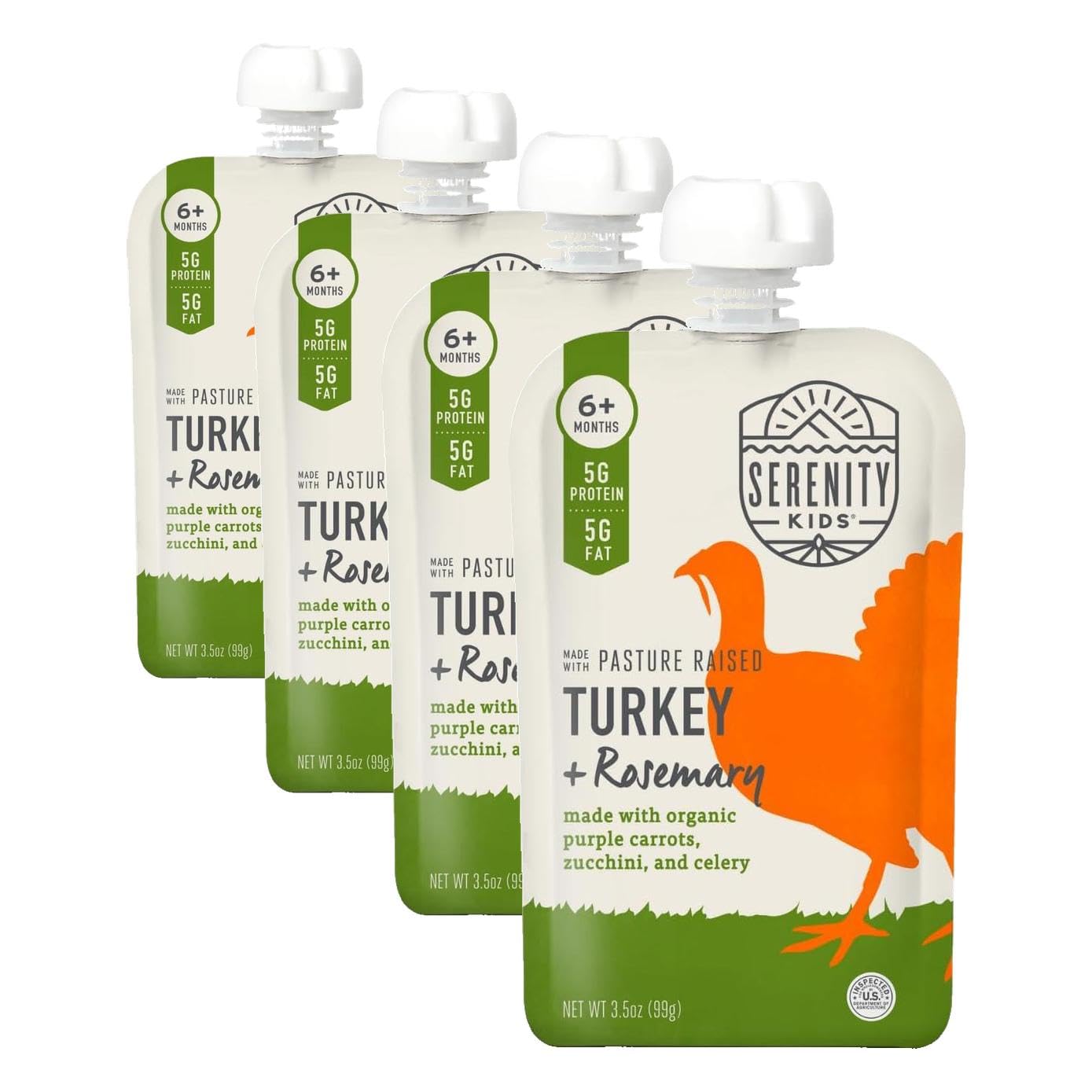 Baby Food Puree Pouches 3.5 oz