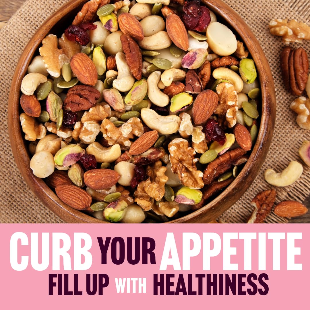 DAILY GOURMET NUTS Unsalted Mixed Nuts Snack Packs