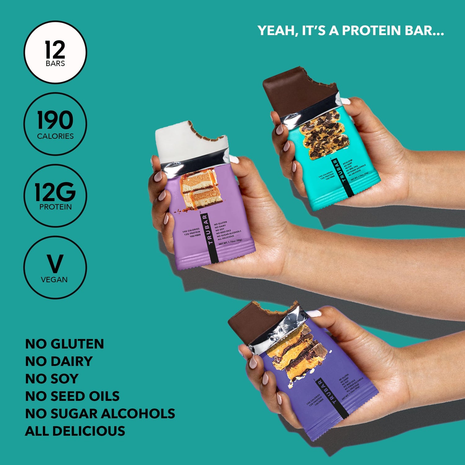 TRUBAR Vegan Protein Bar