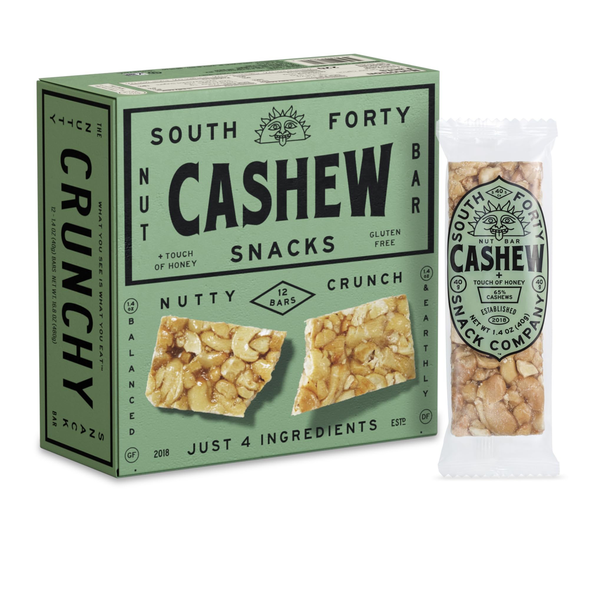 South 40 Snacks Crunchy Nut Bars