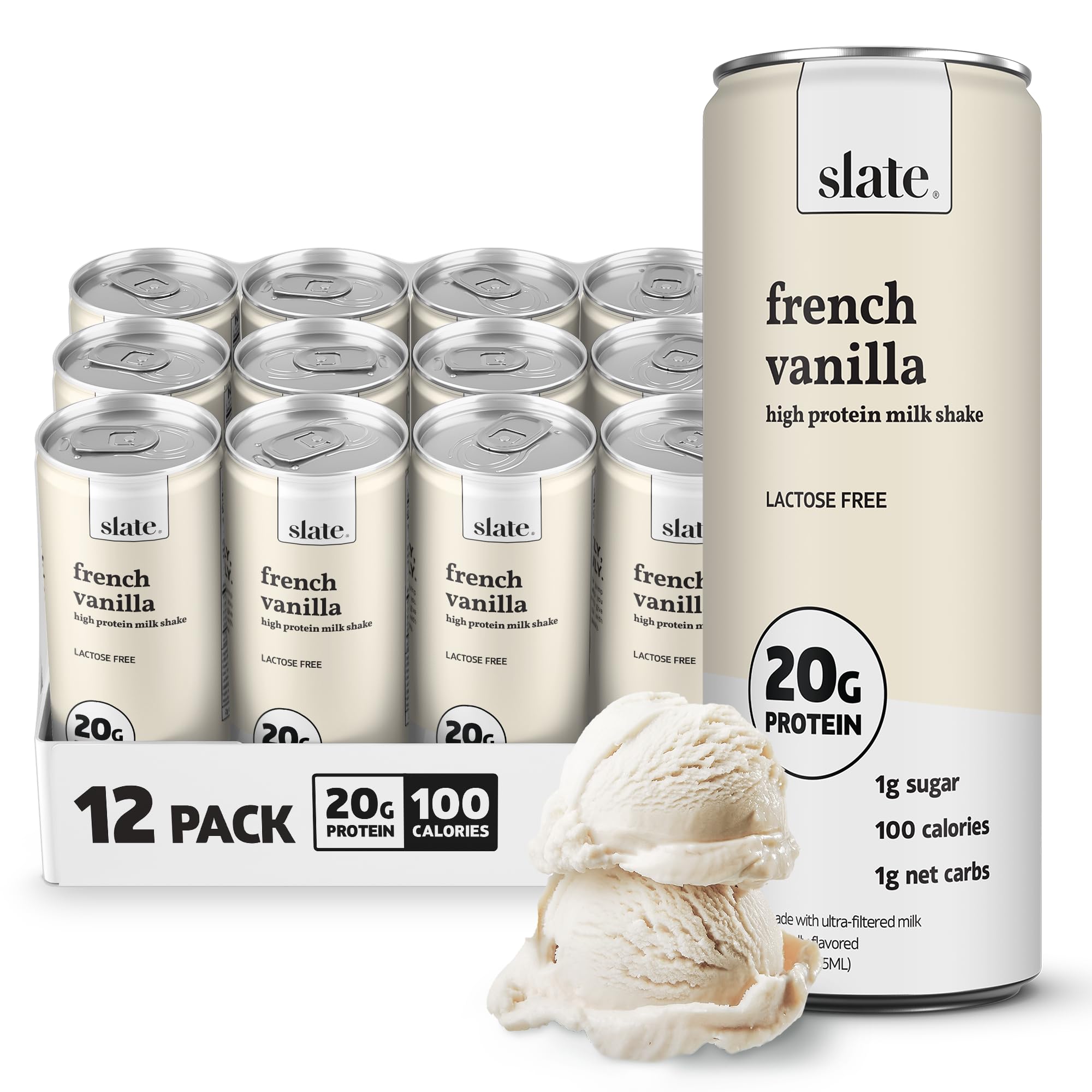 Slate Milk - High Protein Milk Shake and Iced Coffee