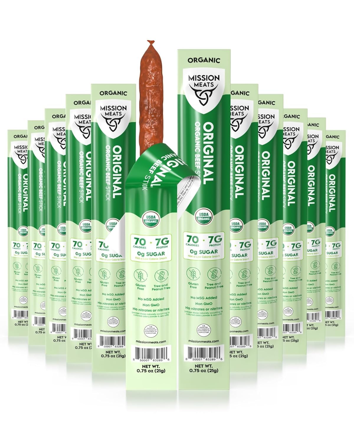 Grass-Fed Beef Sticks 72-Pack