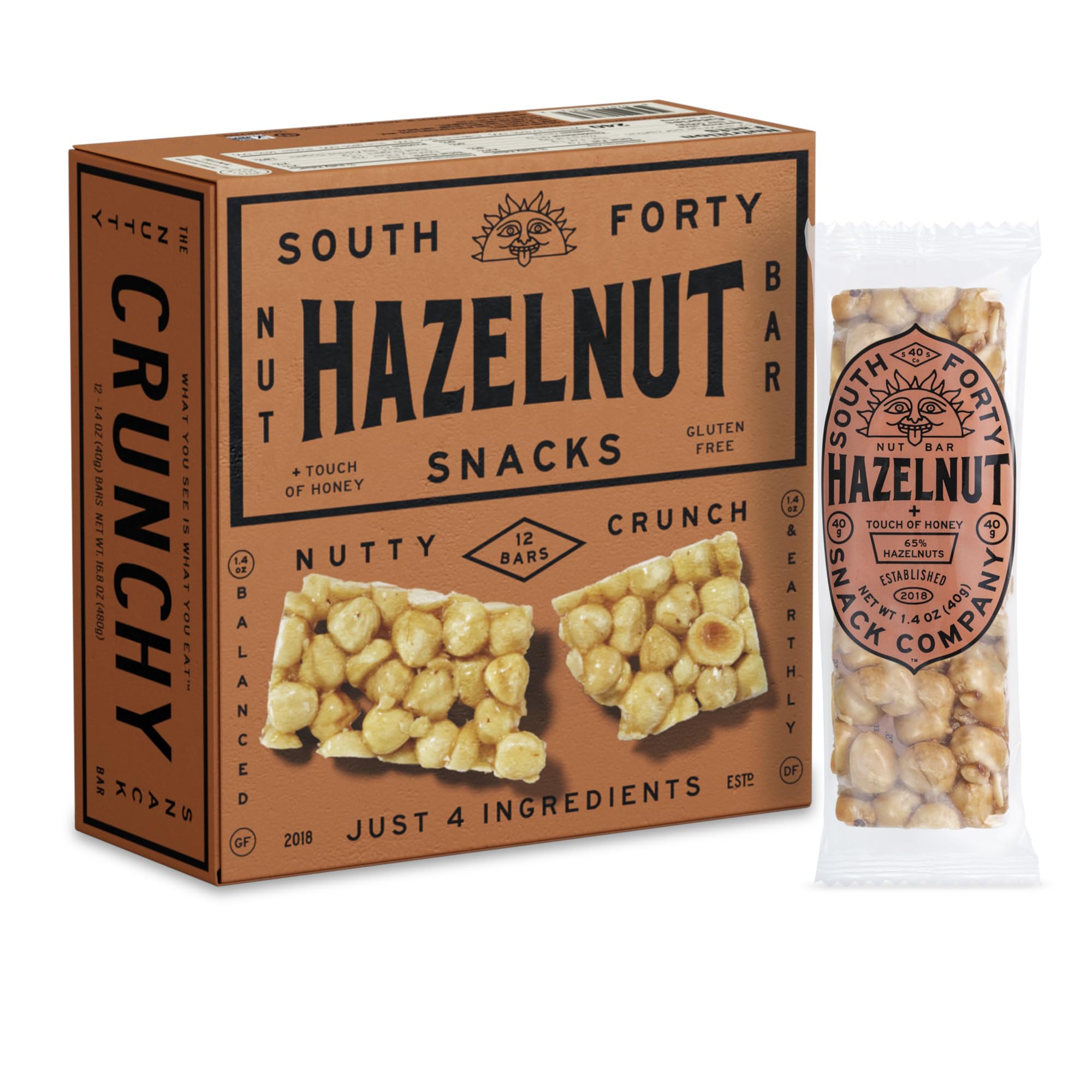 South 40 Snacks Crunchy Nut Bars