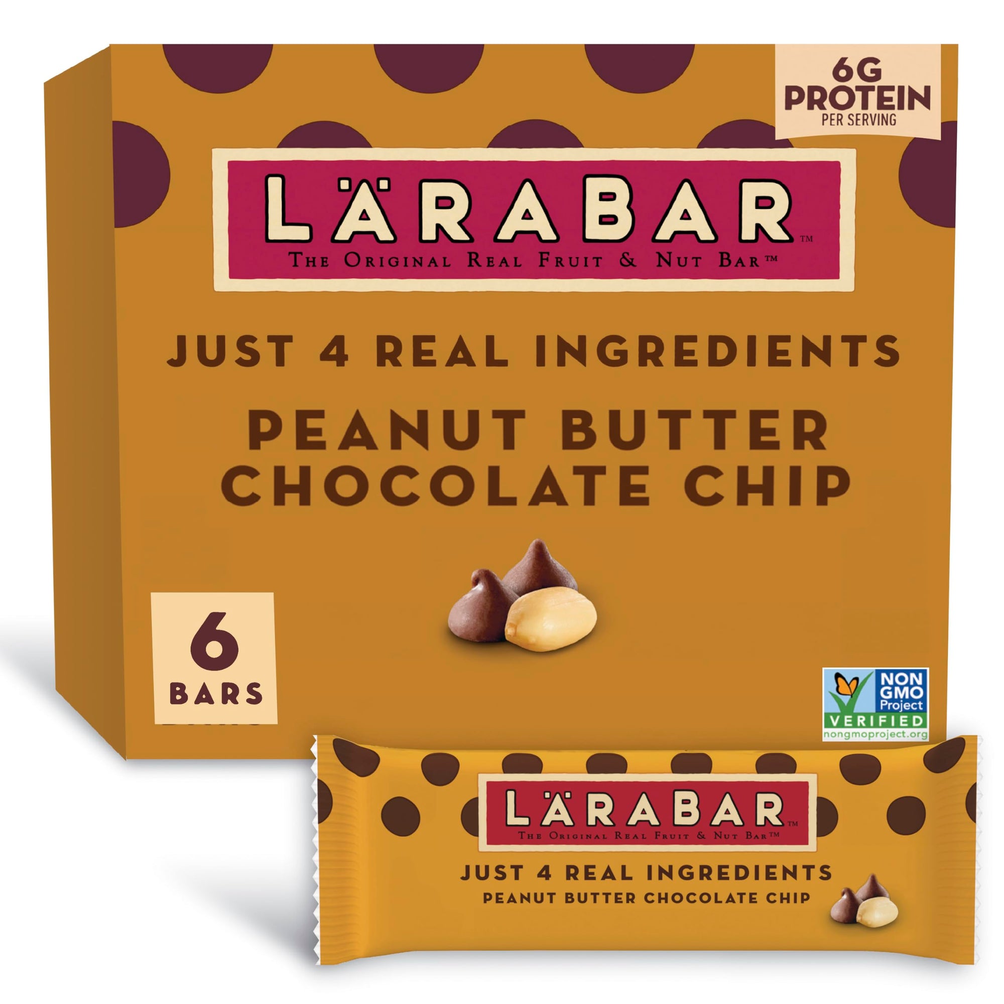 Peanut Butter Chocolate Chip Bars 12-Pack