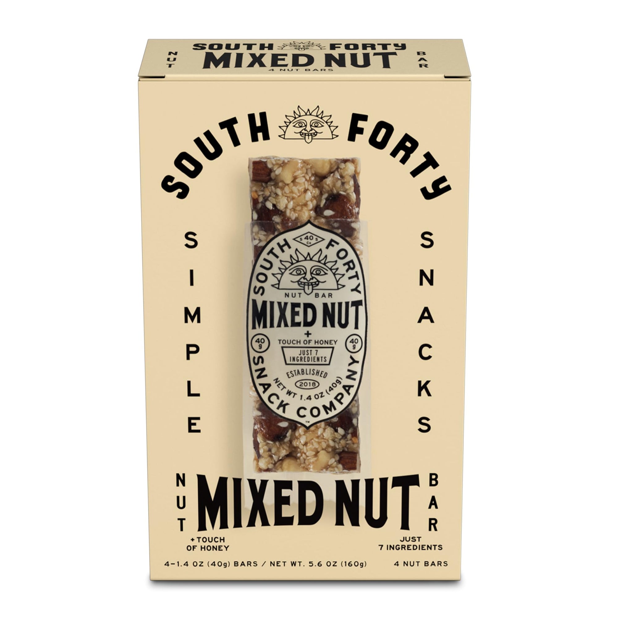 South 40 Snacks Crunchy Nut Bars