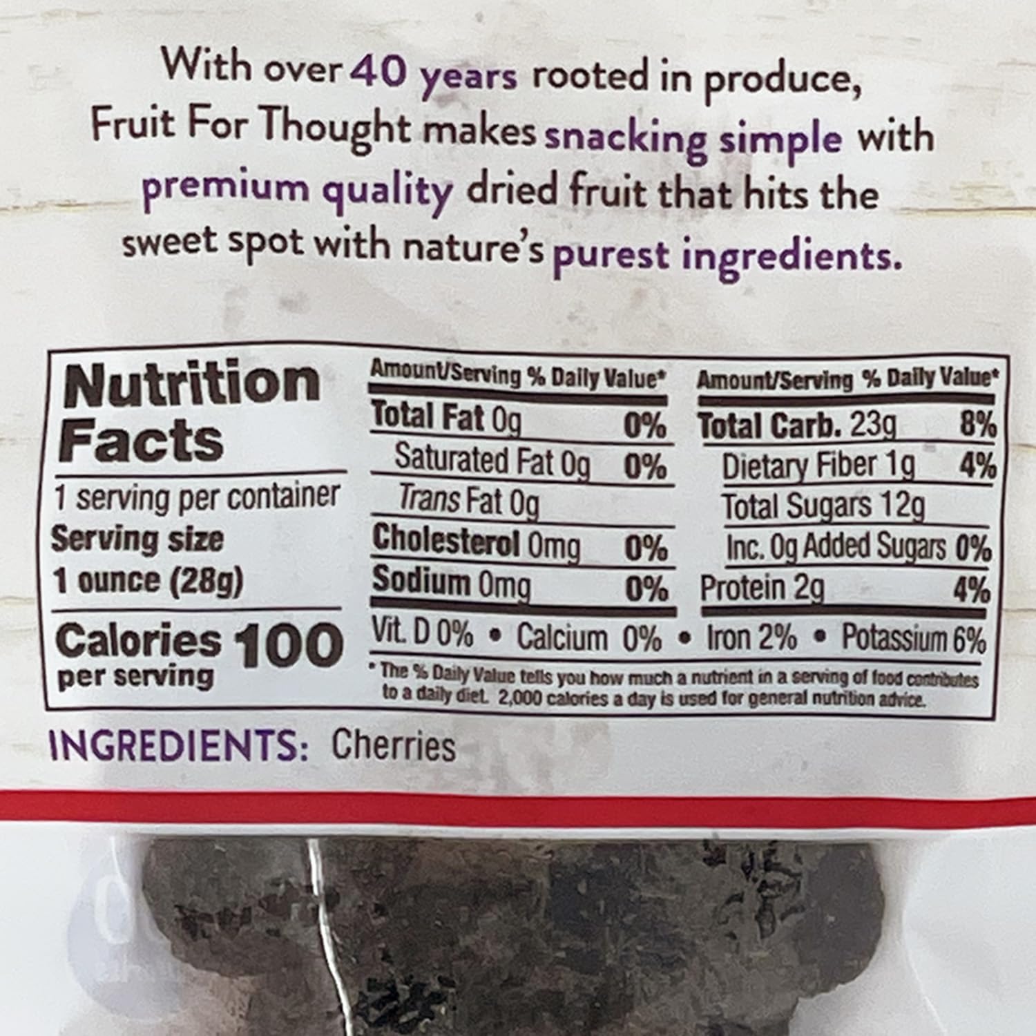Fruit for Thought Dried Fruit
