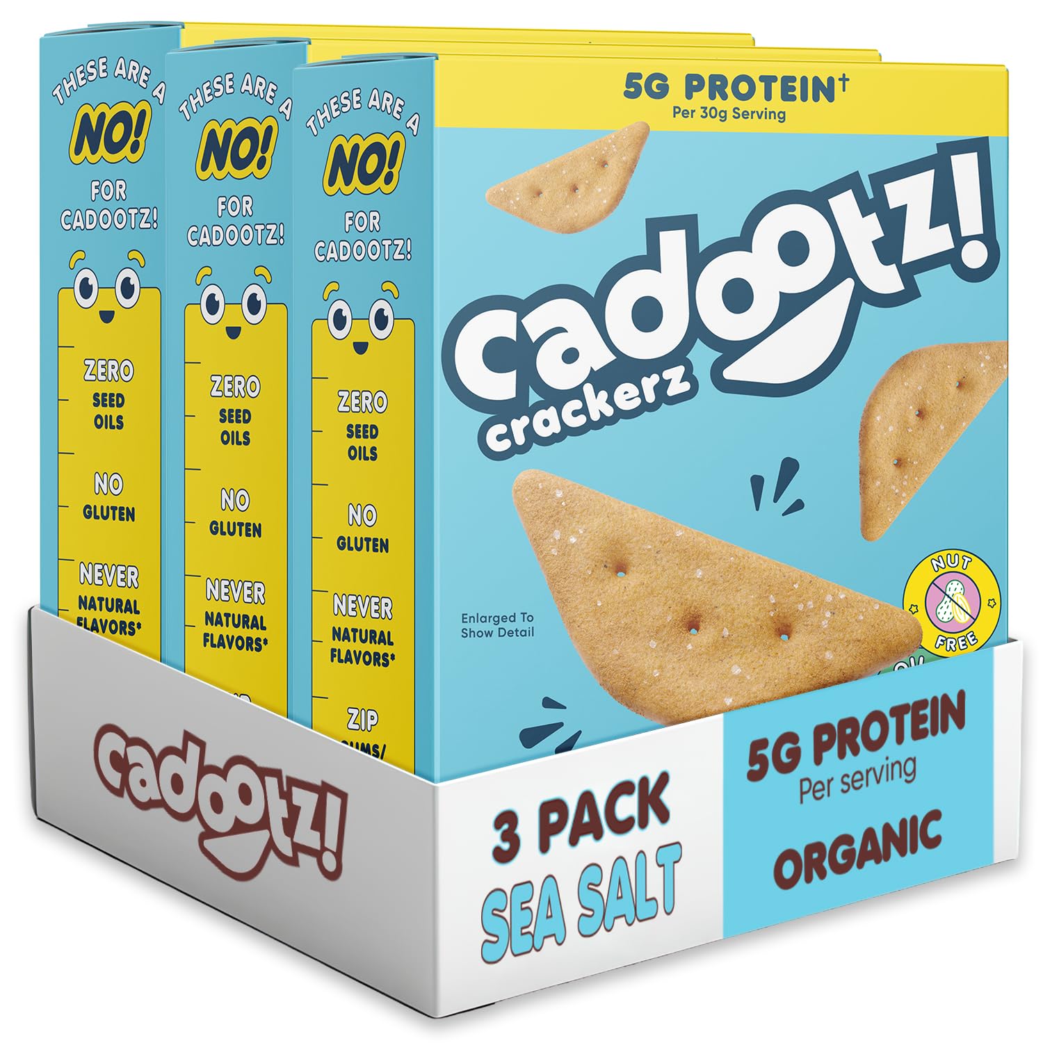 Organic Kids Protein Crackers 6-Pack