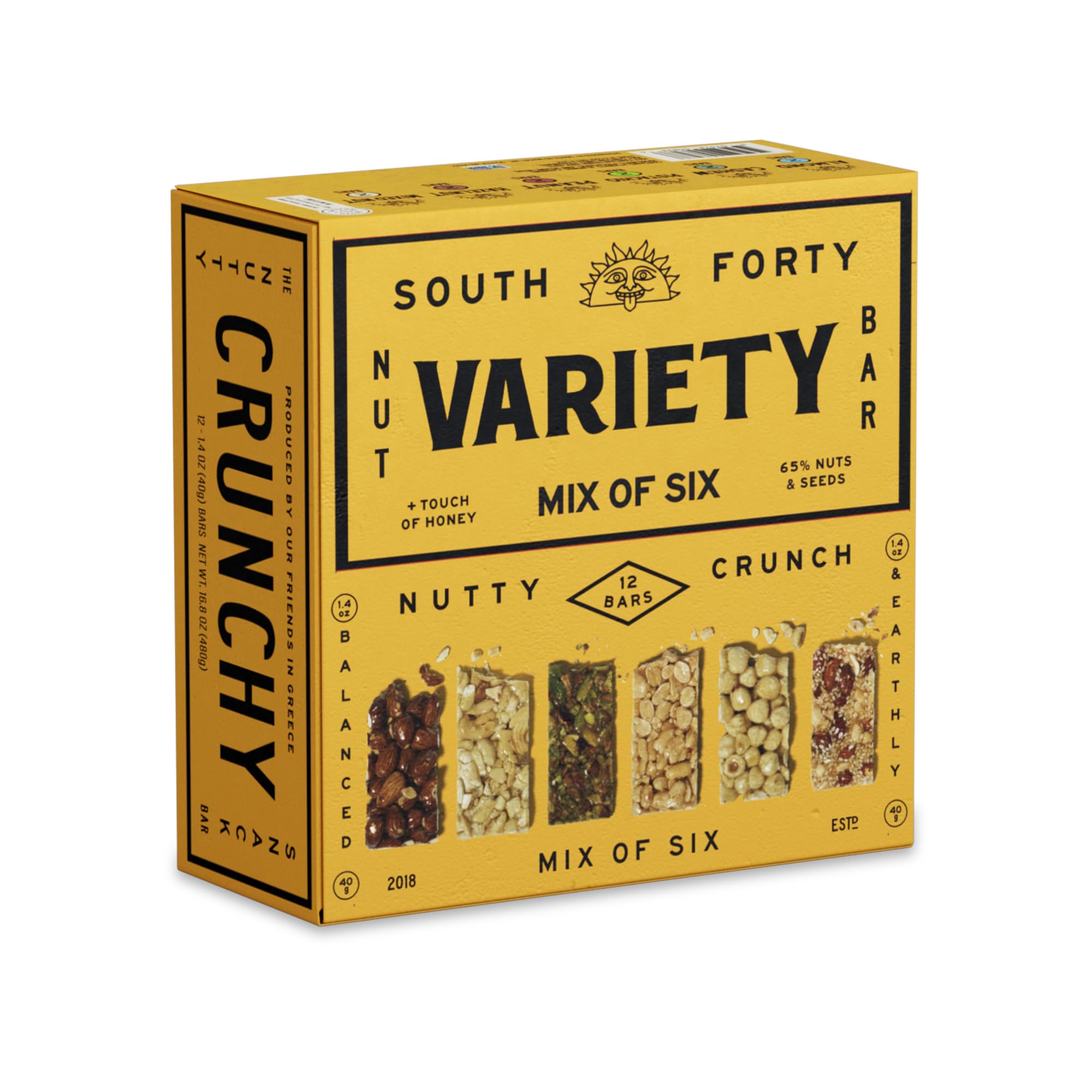 South 40 Snacks Crunchy Nut Bars
