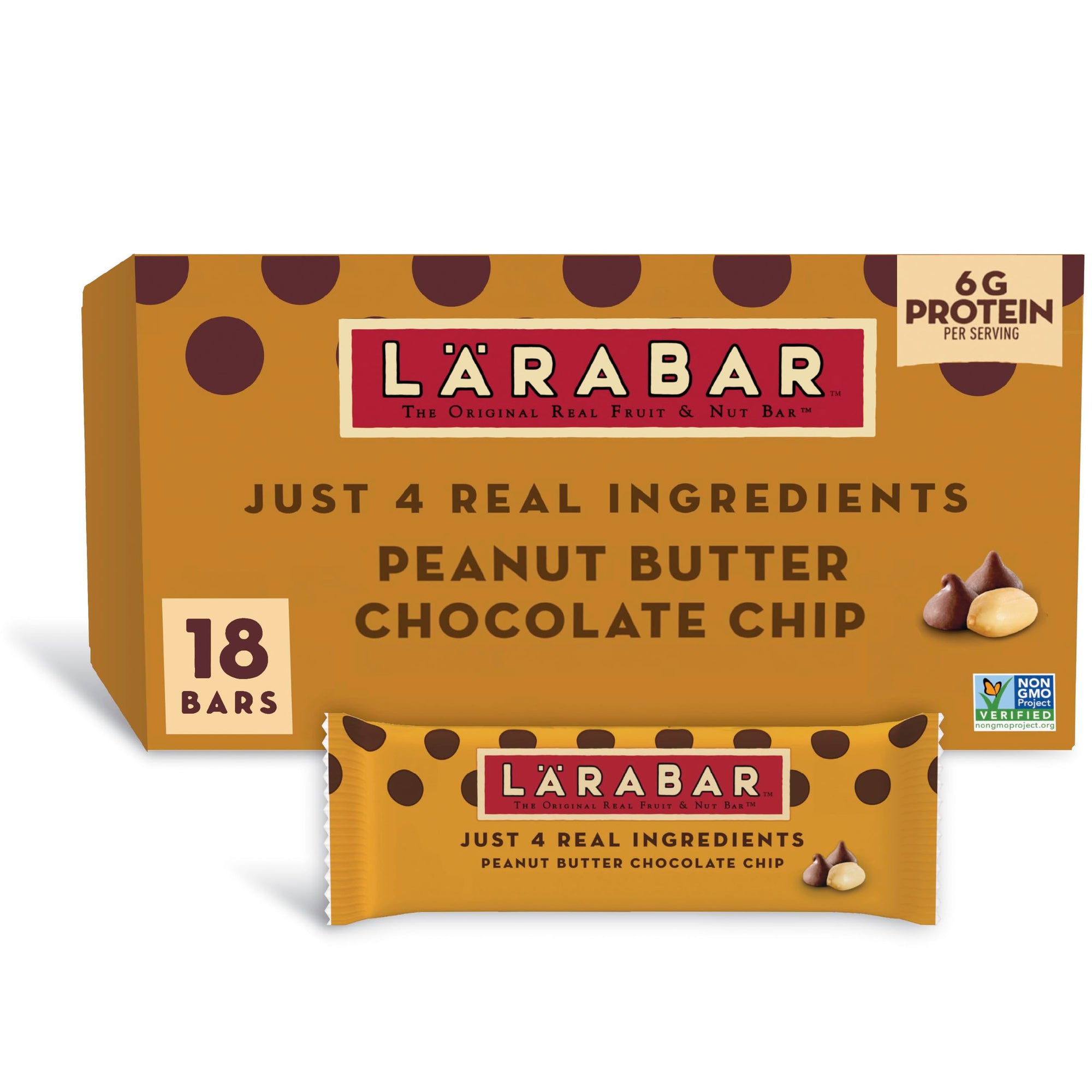 Peanut Butter Chocolate Chip Bars 12-Pack