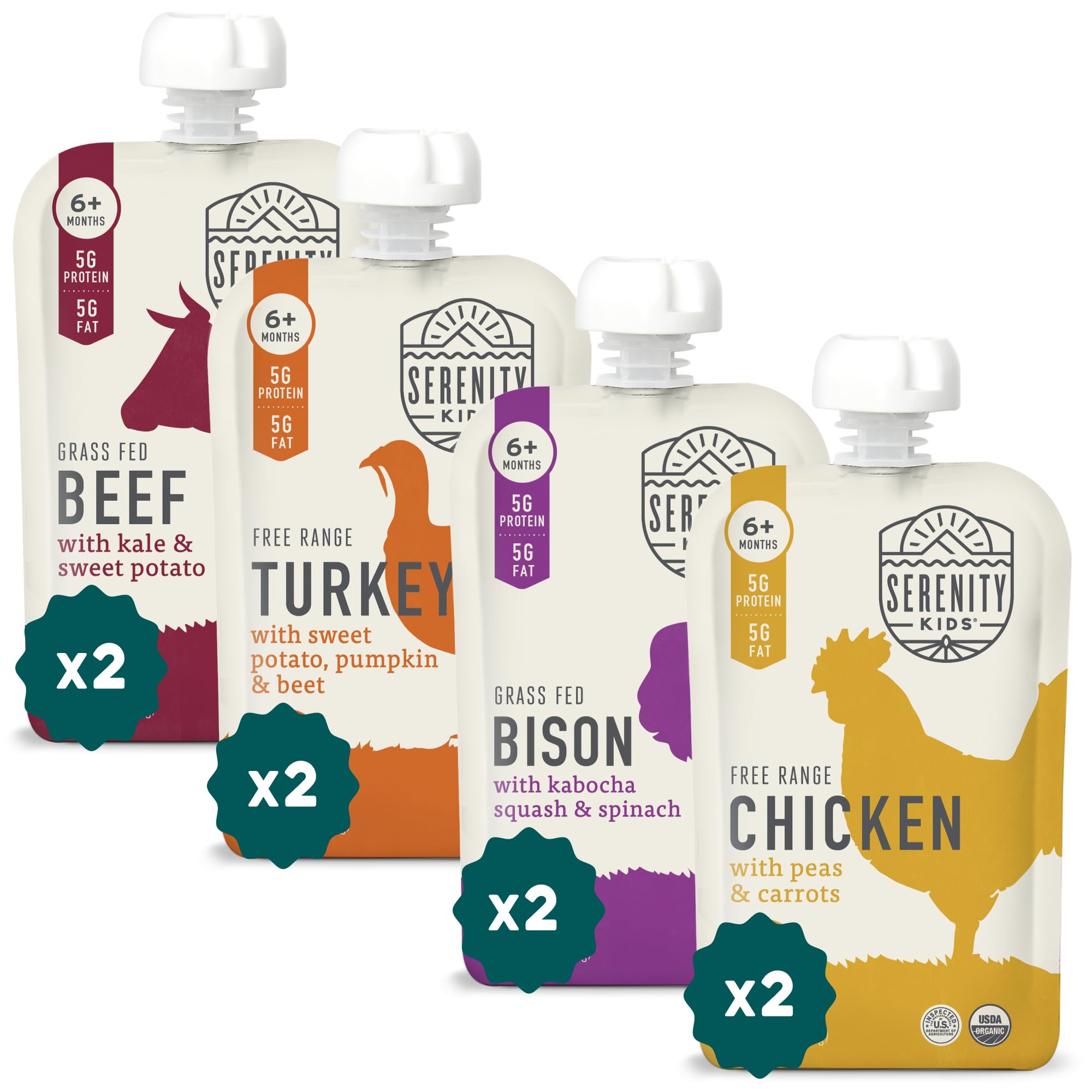 Baby Food Puree Pouches 3.5 oz
