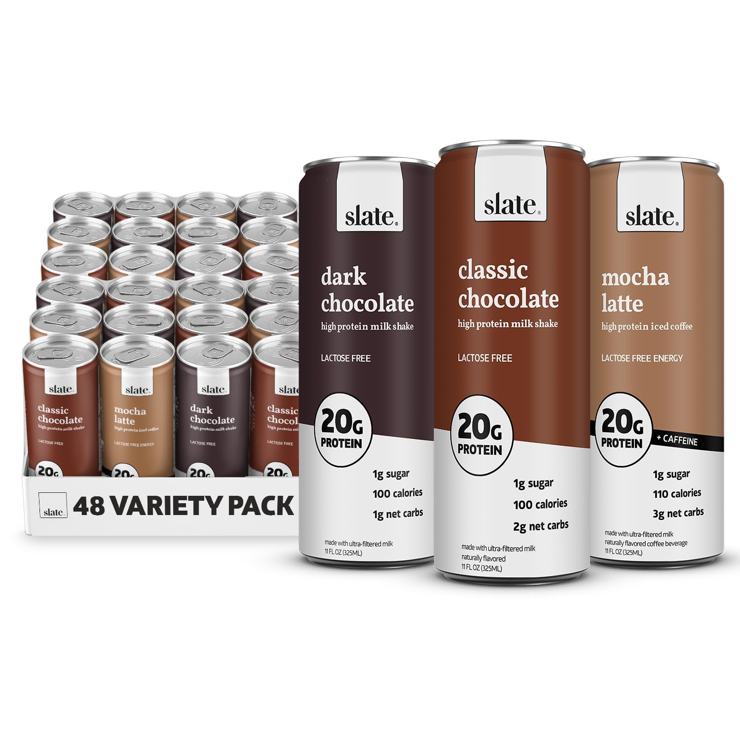 Slate Milk - High Protein Milk Shake and Iced Coffee
