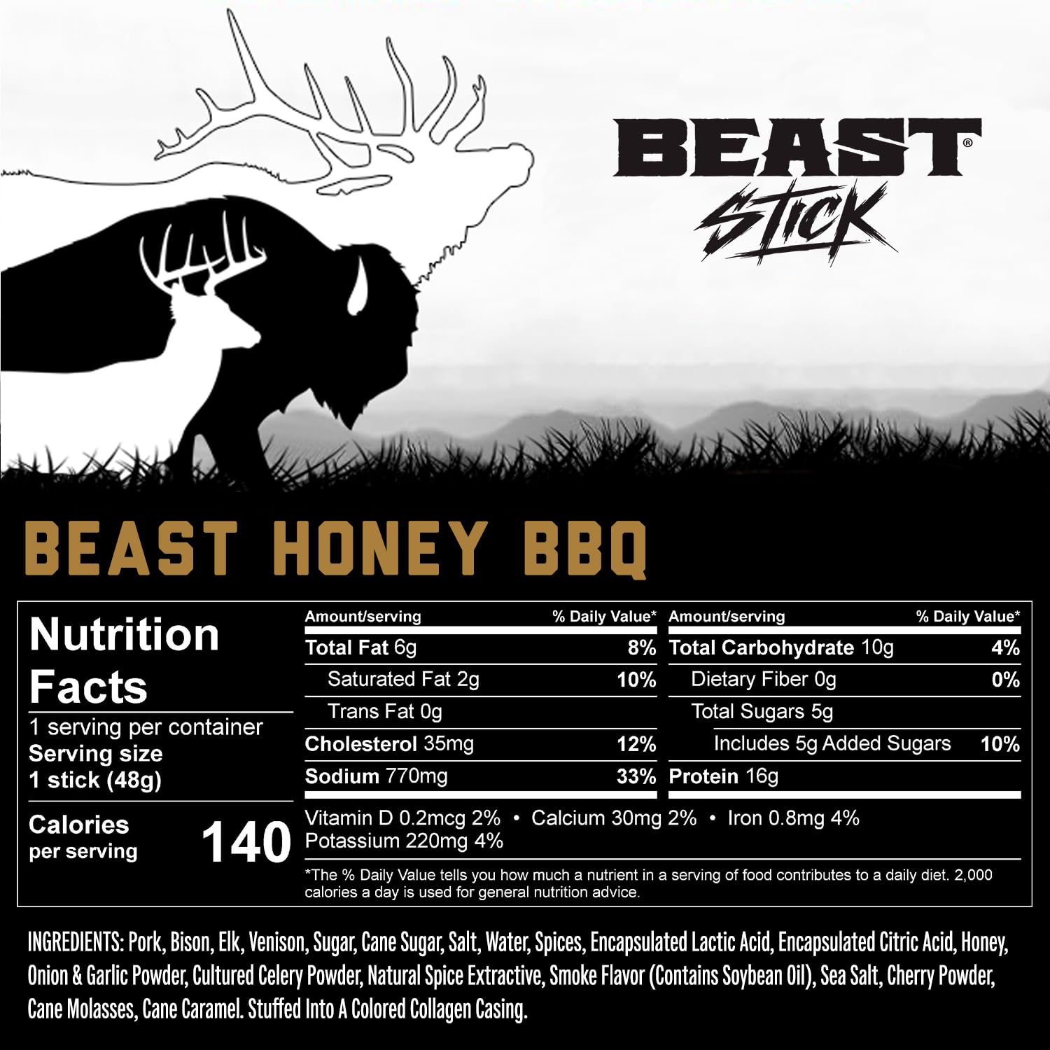 High Protein Meat Sticks 16-Pack