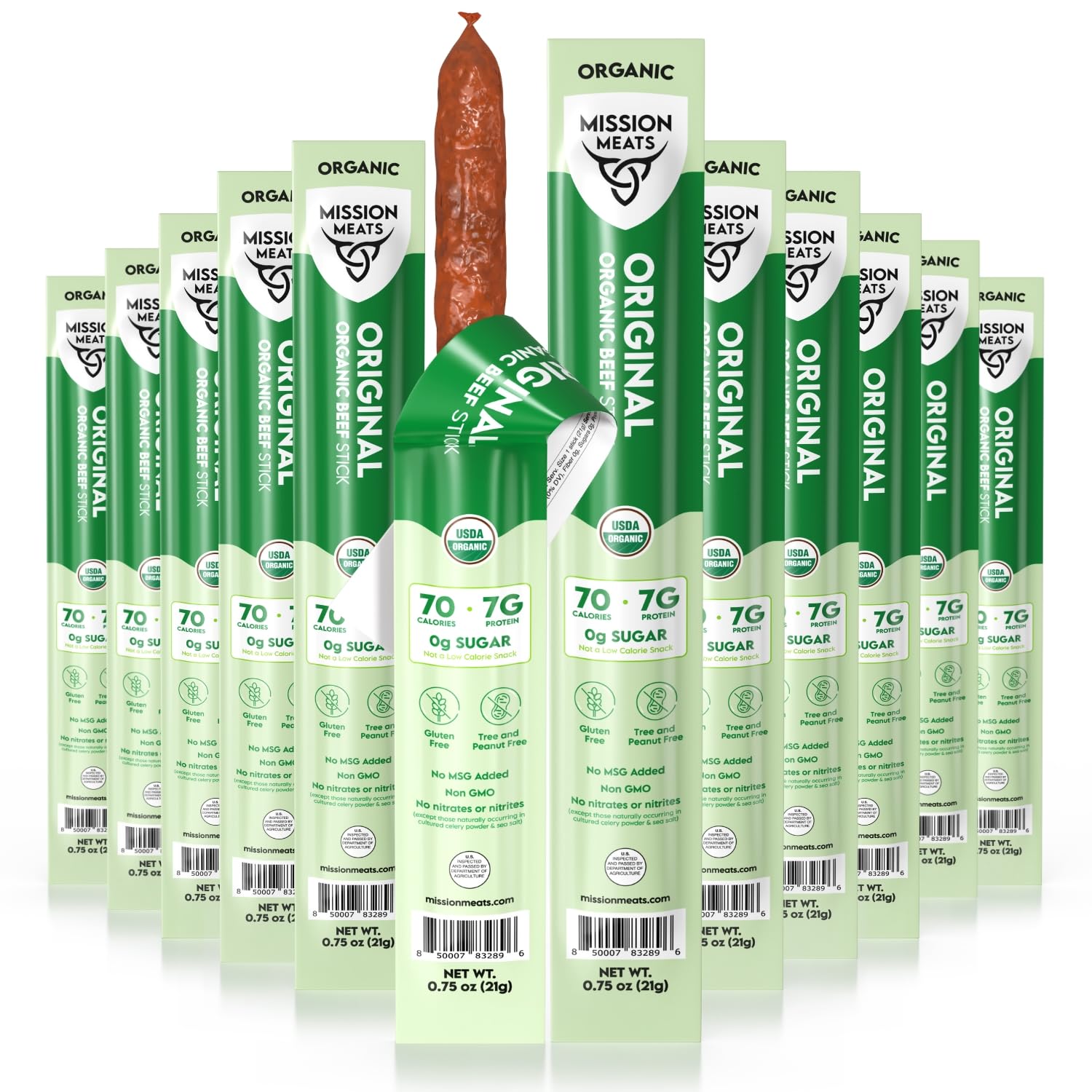 Grass-Fed Beef Sticks 72-Pack