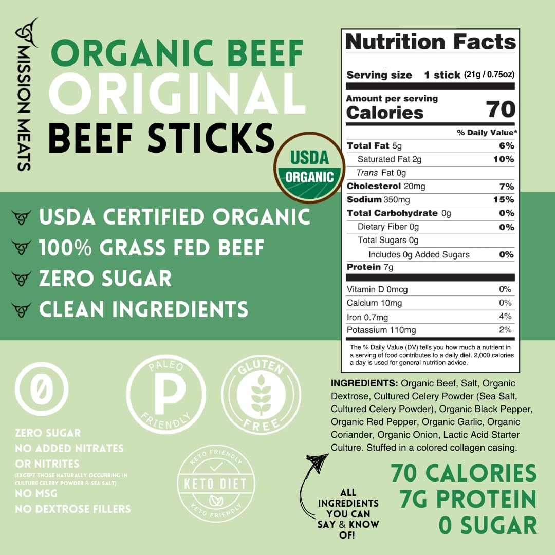 Grass-Fed Beef Sticks 72-Pack