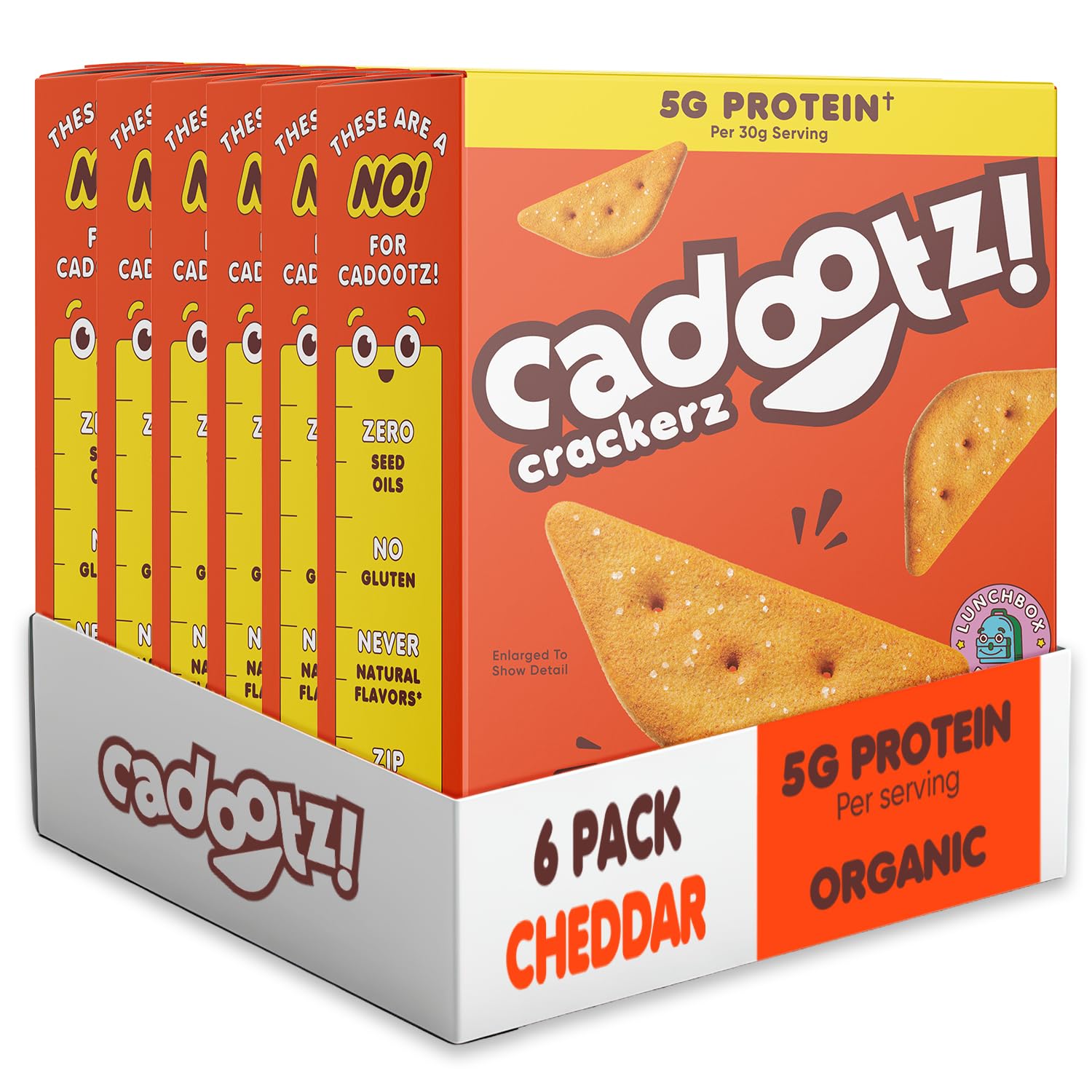 Organic Kids Protein Crackers 6-Pack