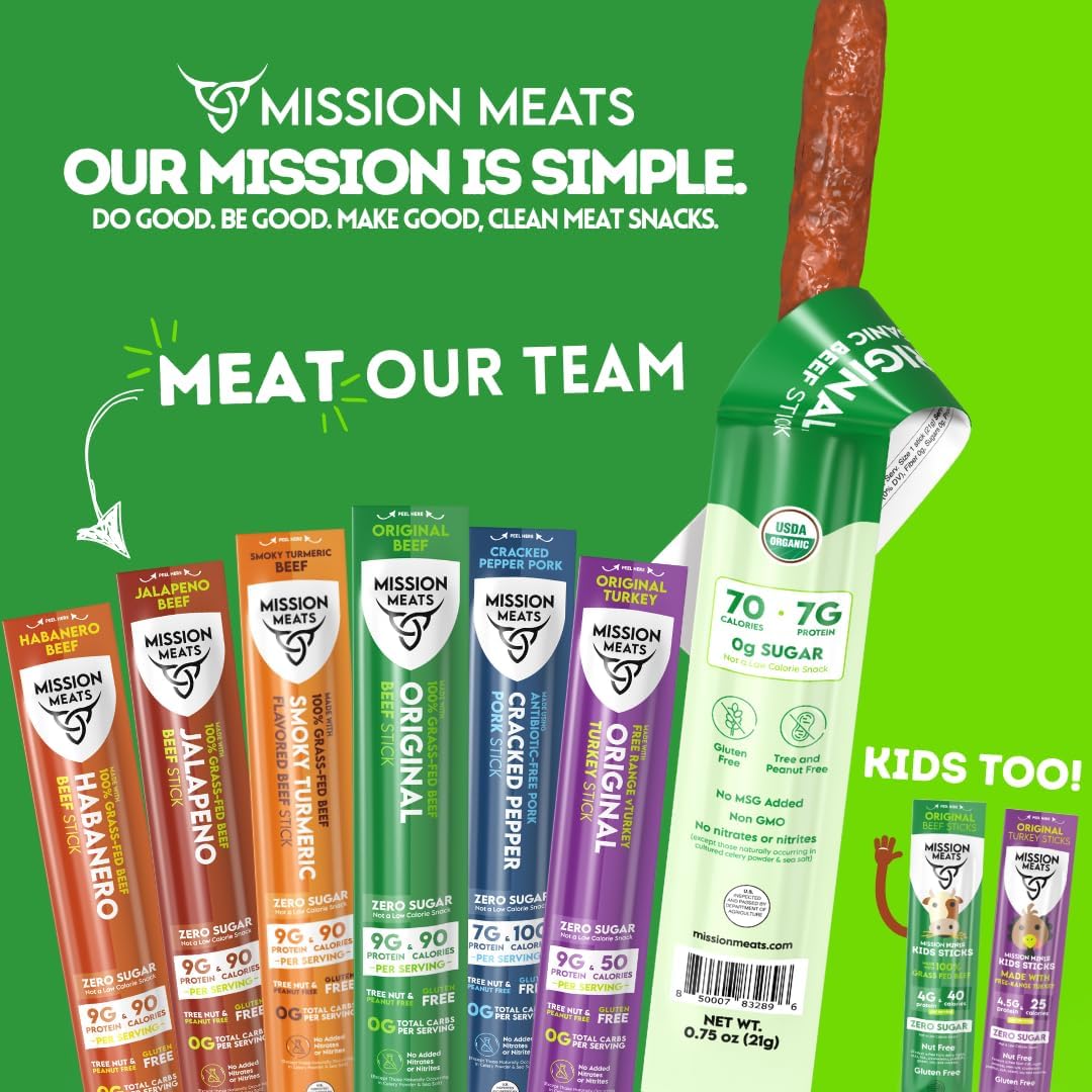 Grass-Fed Beef Sticks 72-Pack