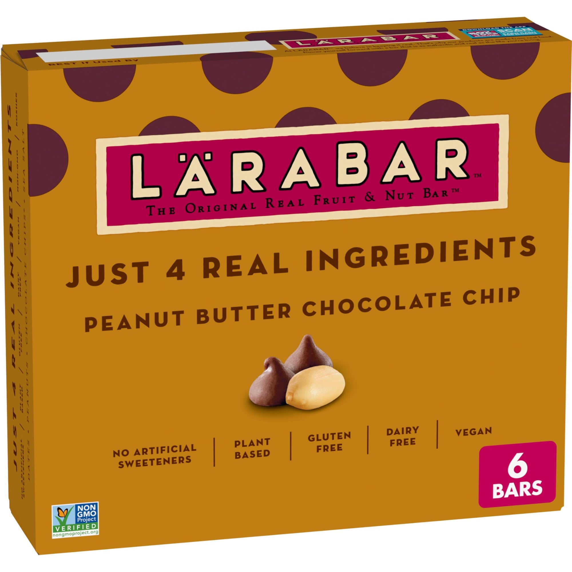 Peanut Butter Chocolate Chip Bars 12-Pack