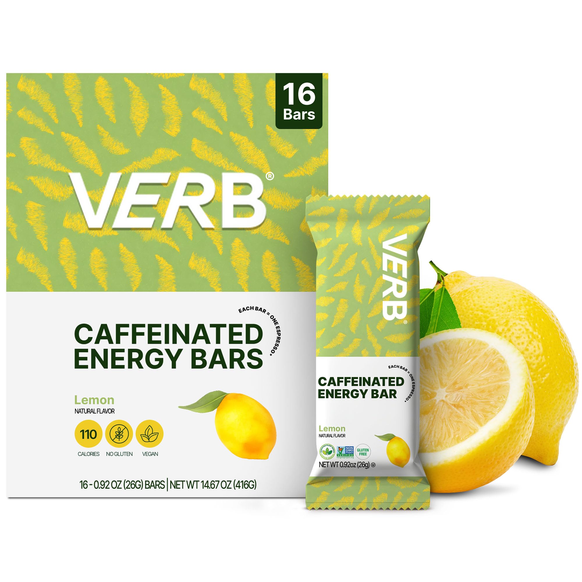 Caffeinated Protein Bars 12-Pack