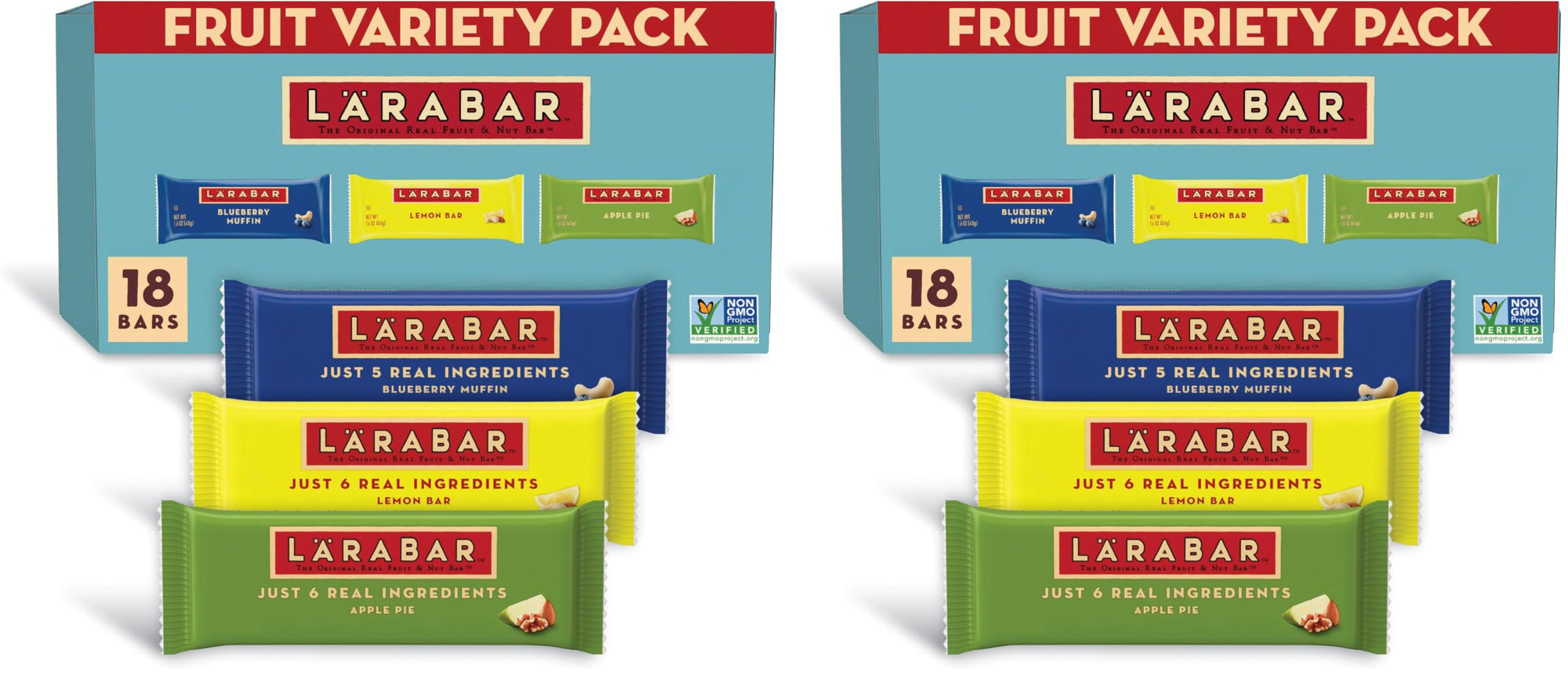 Chocolate Fruit & Nut Bars 18-Pack