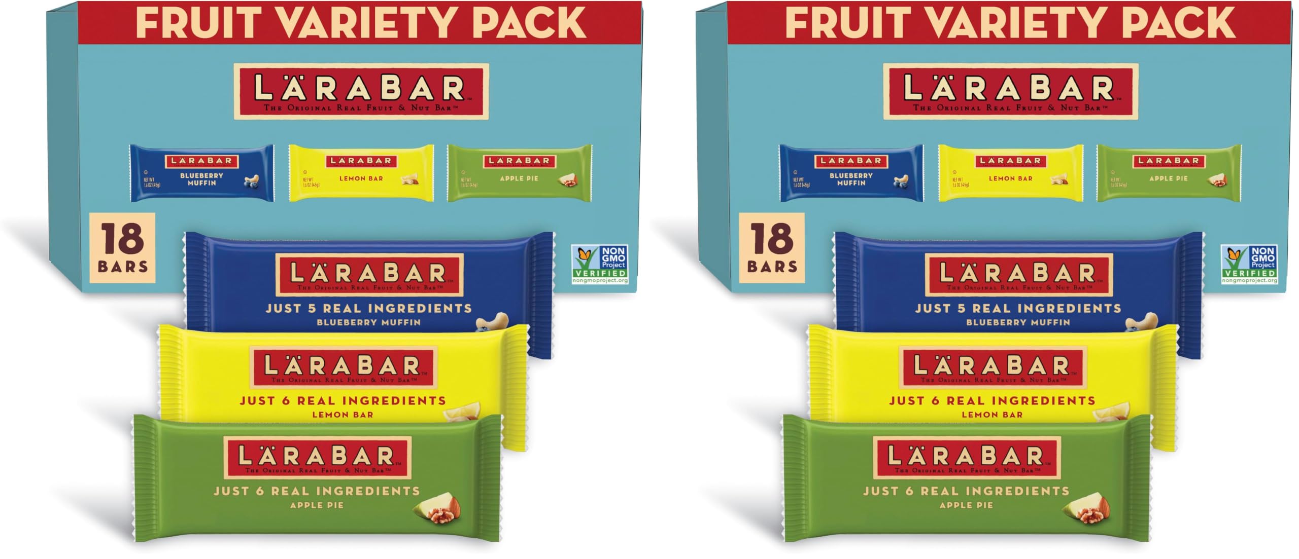 Chocolate Fruit & Nut Bars 18-Pack