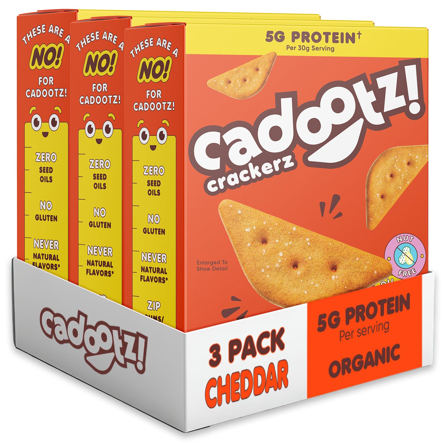 Organic Kids Protein Crackers 6-Pack