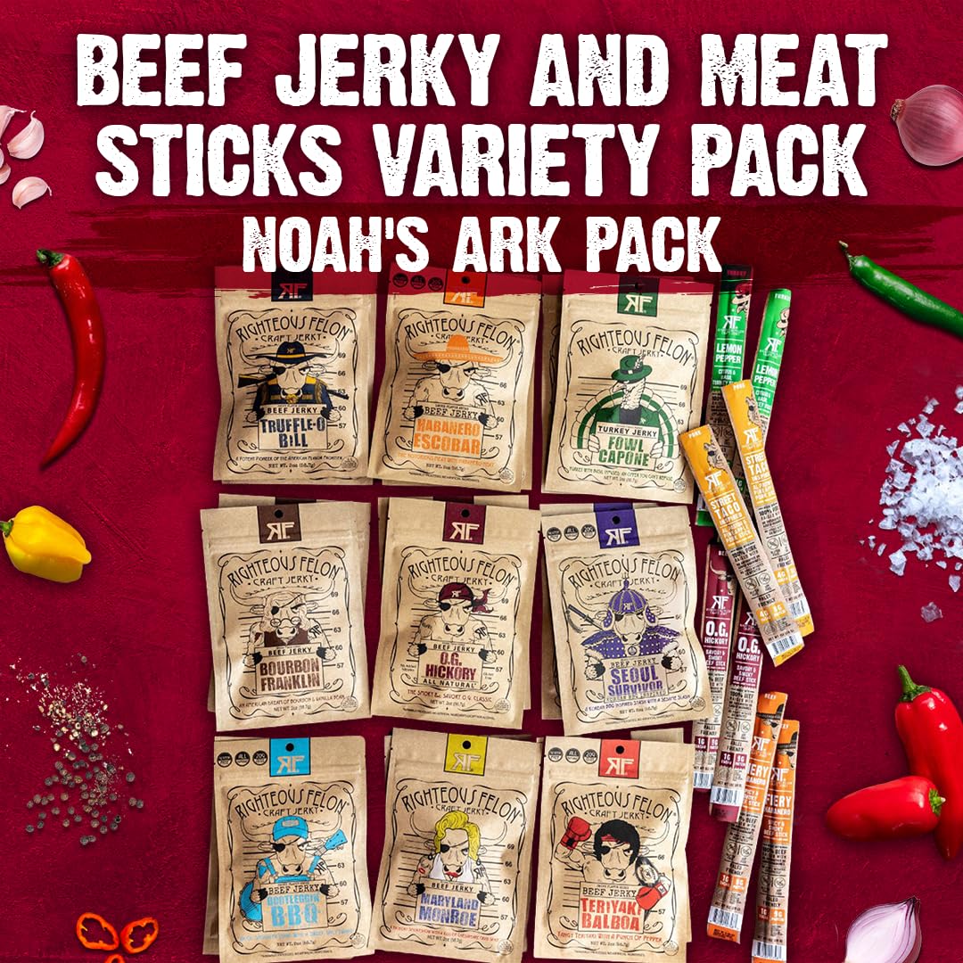 Beef Jerky Protein Snack Bundle