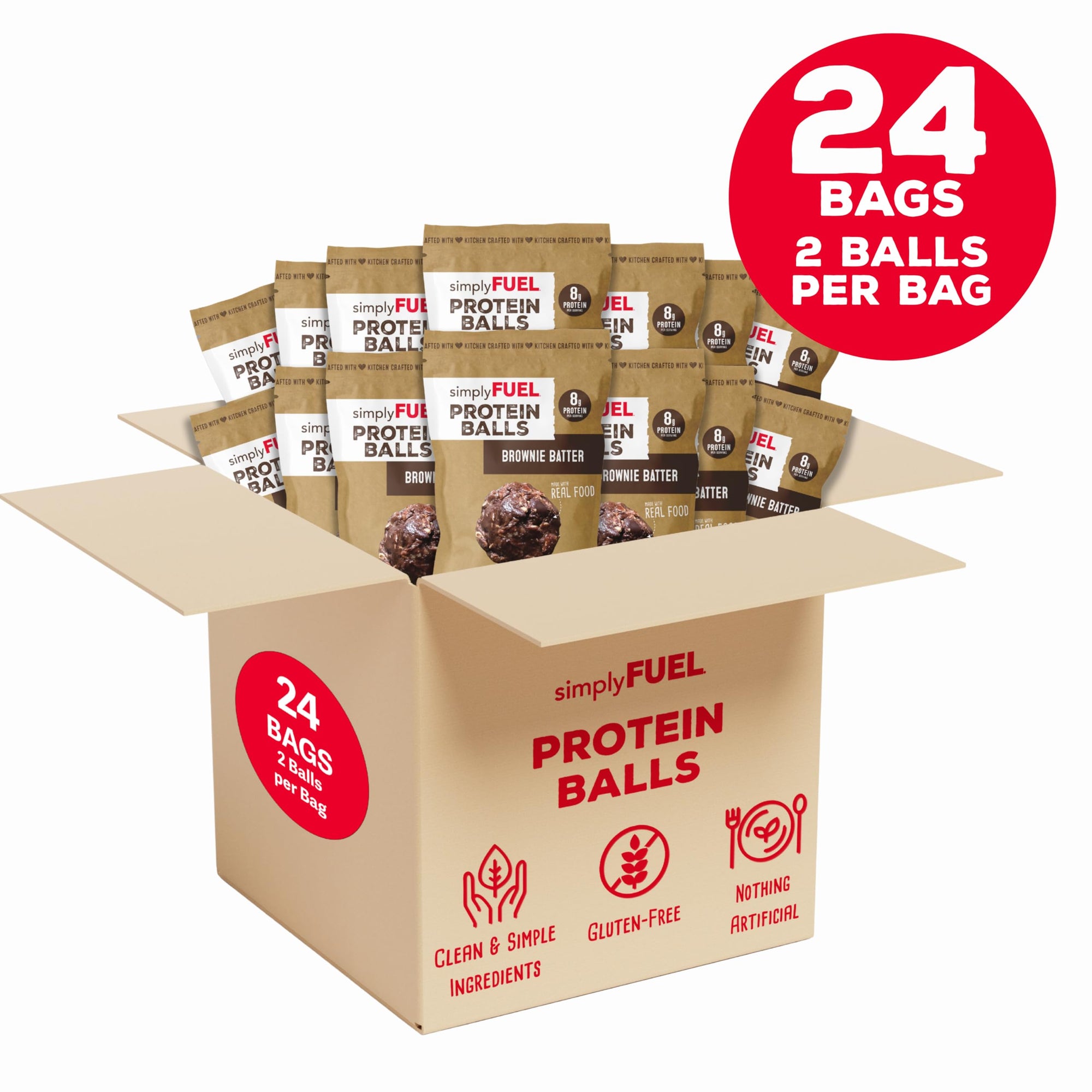 Whole Food Protein Balls 24-Pack