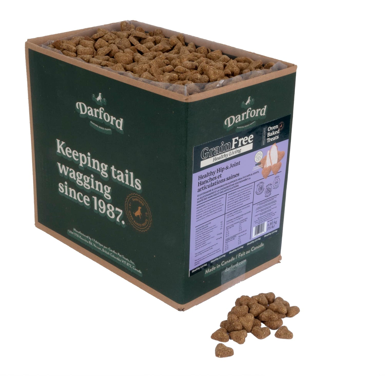 Grain Free Functional Healthy Hip & Joint Mini Dog Treats, 15 lb