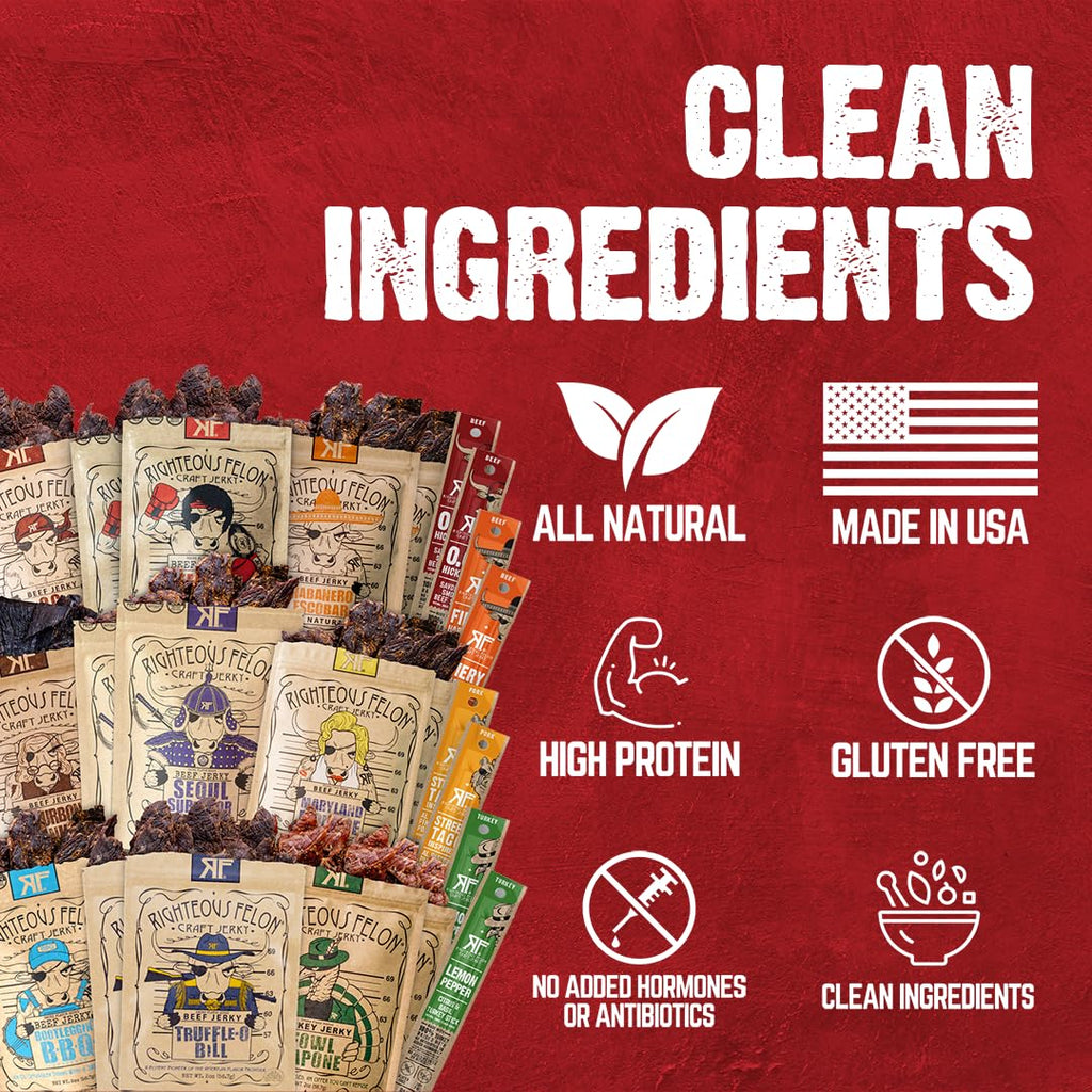 Beef Jerky Protein Snack Bundle