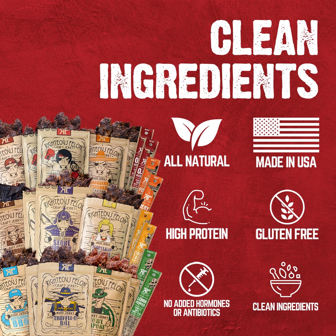 Beef Jerky Protein Snack Bundle