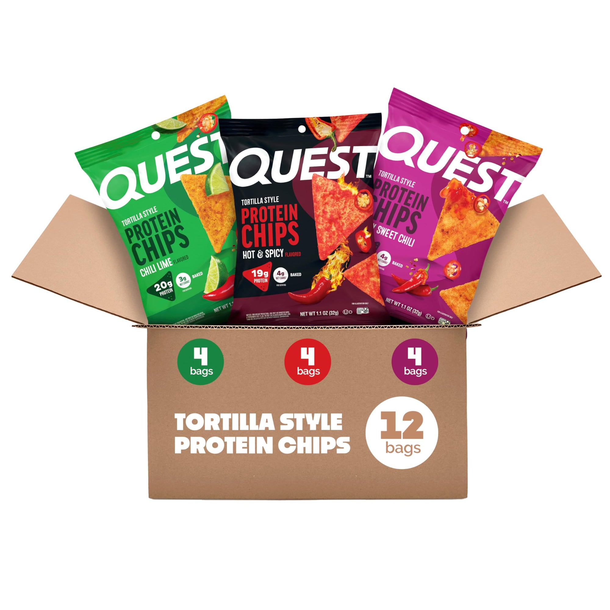 Quest Nutrition Loaded Taco Tortilla Style Protein Chips