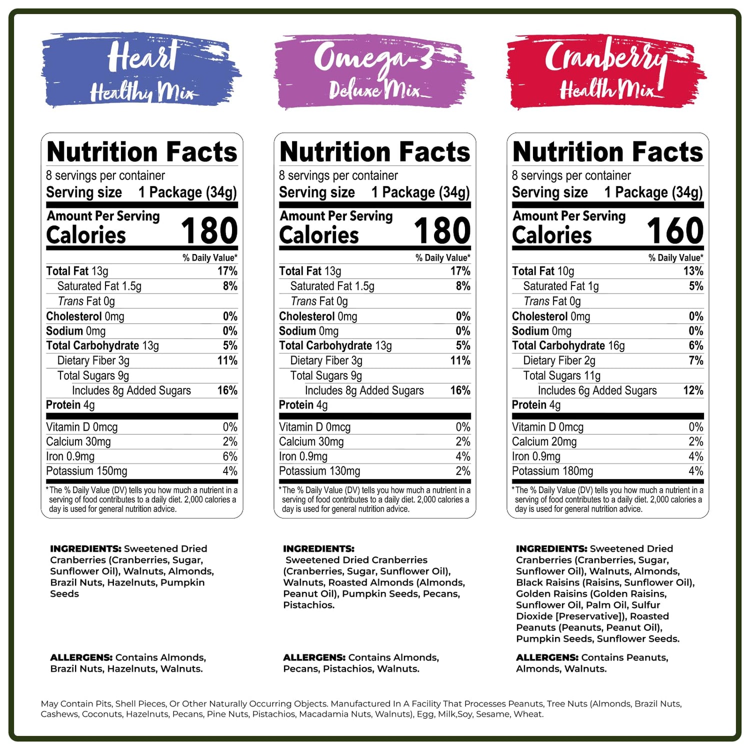Trail Mix Snack Pack 48-Pack
