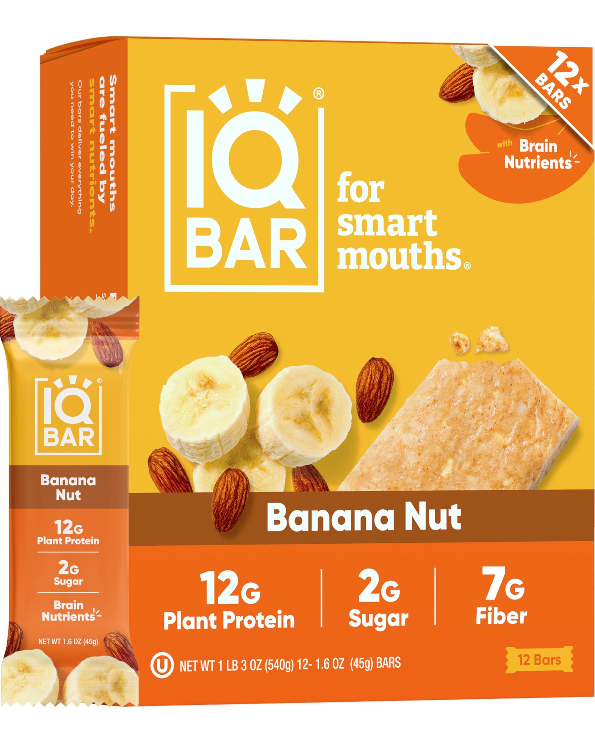 Plant Protein Bars for Focus & Energy