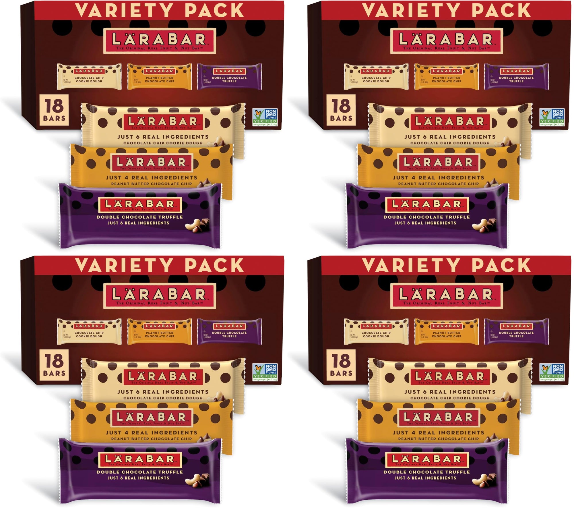 Chocolate Fruit & Nut Bars 18-Pack