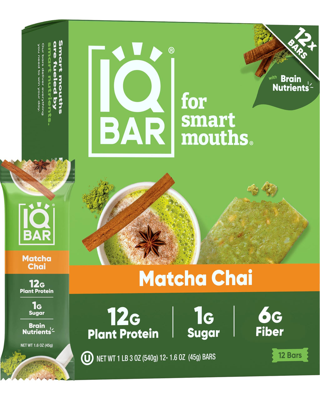 Plant Protein Bars for Focus & Energy