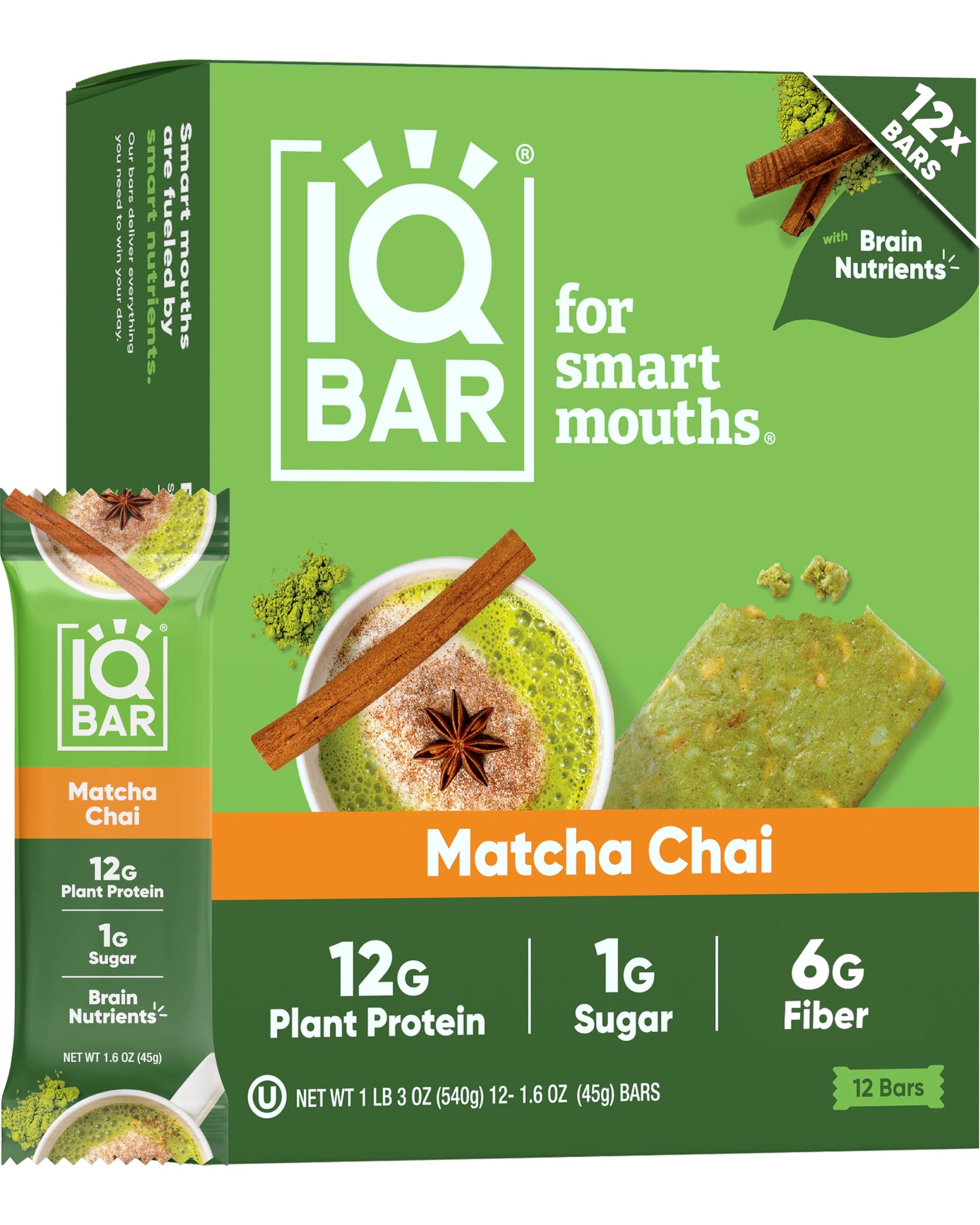 Plant Protein Bars for Focus & Energy